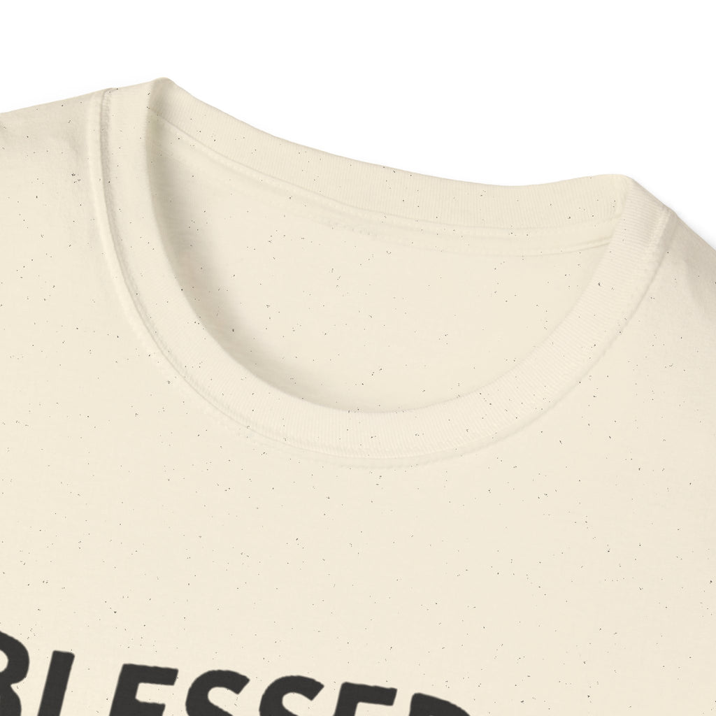 Jesus Blessed by God Faith T-Shirt — "Blessed by God, Loved by Jesus, Led by the Spirit" Christian Tee
