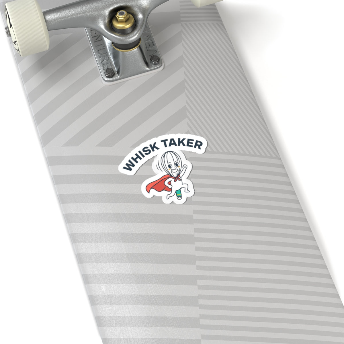 Whisk Taker Sticker | kitchen pun sticker, foodie humor