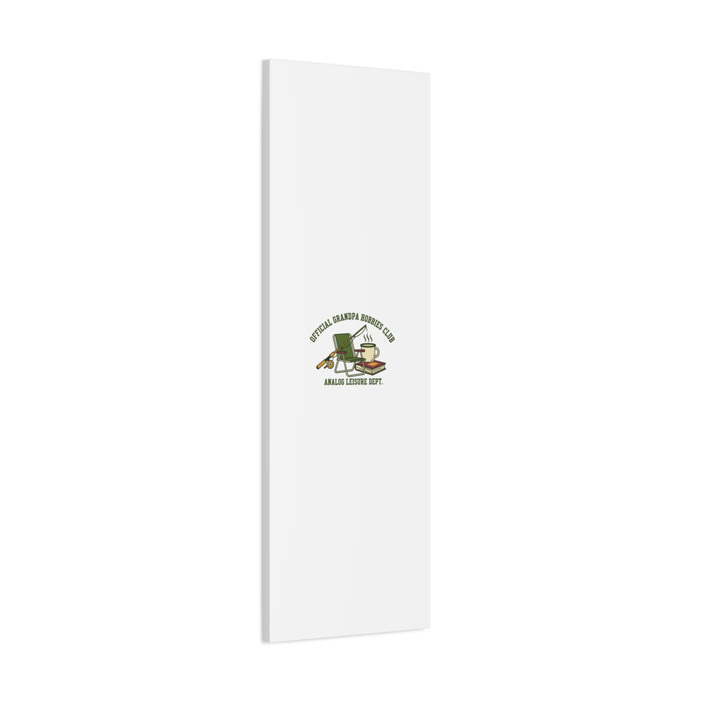 Analog Leisure Dept. Fishing Graphic Canvas | Grandpa Core, Retro Wildlife