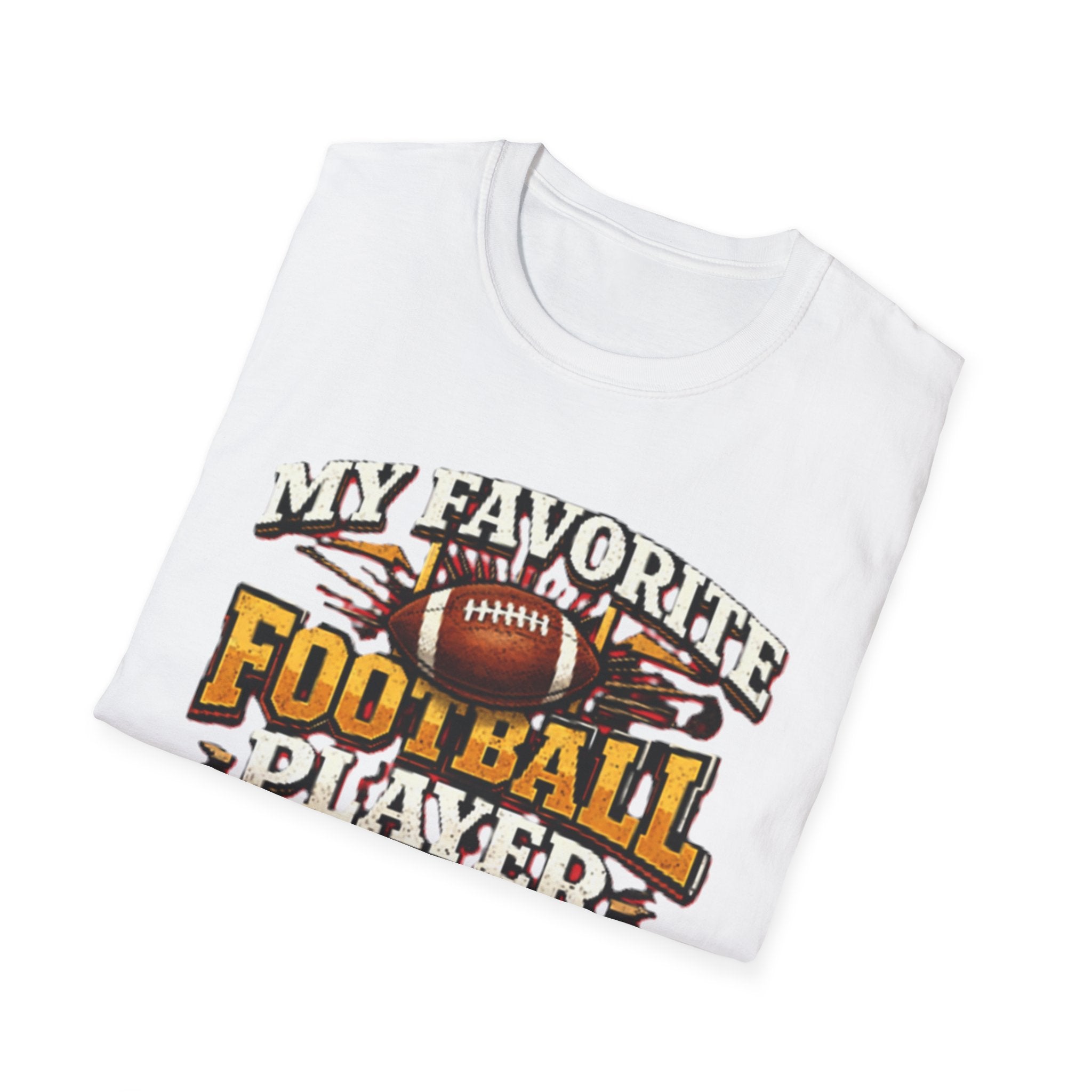 Mema Football Player T‑Shirt — "My Favorite Football Player Calls Me Mema" Fan Tee