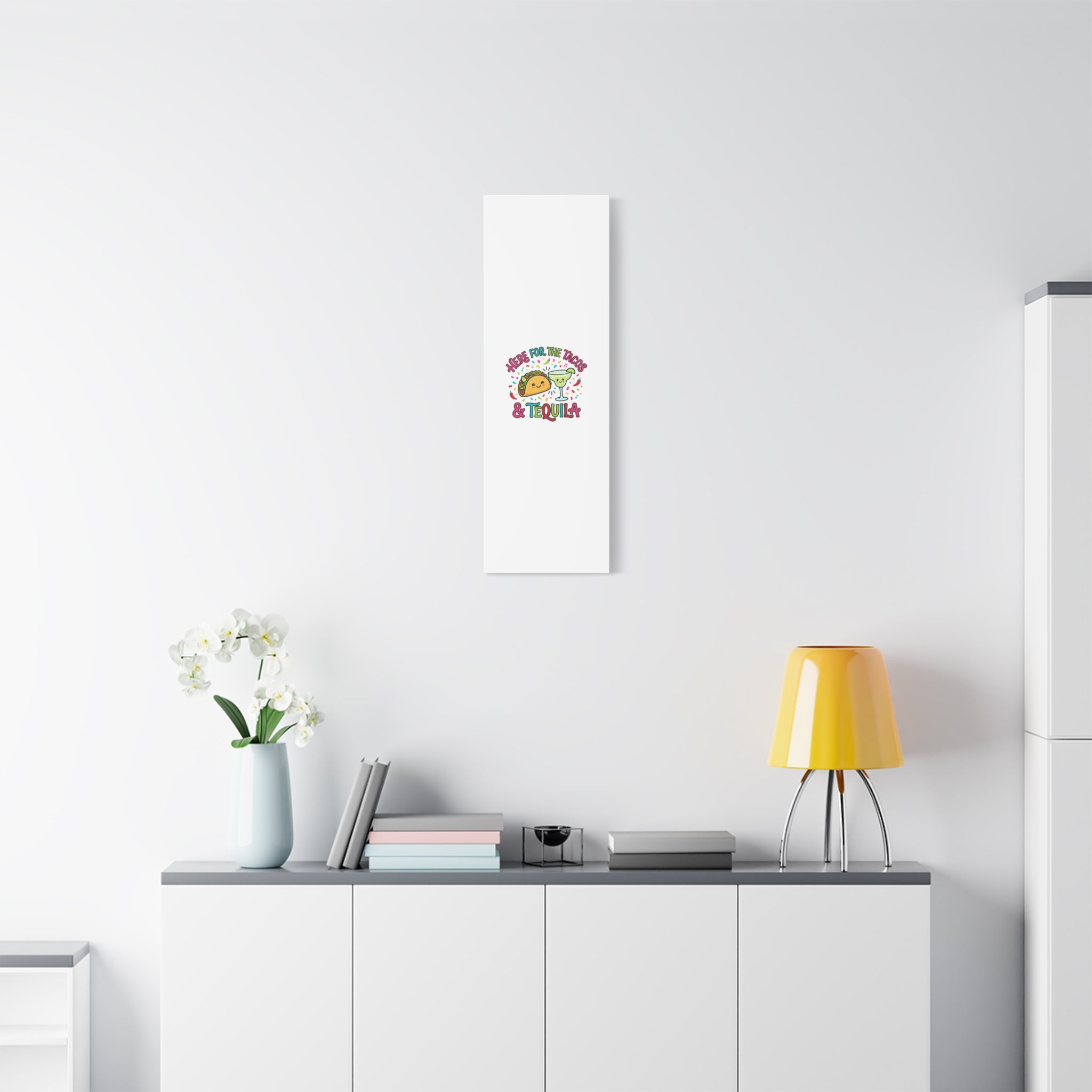 Here for the Tacos & Tequila Canvas | Cinco de Mayo fiesta decor