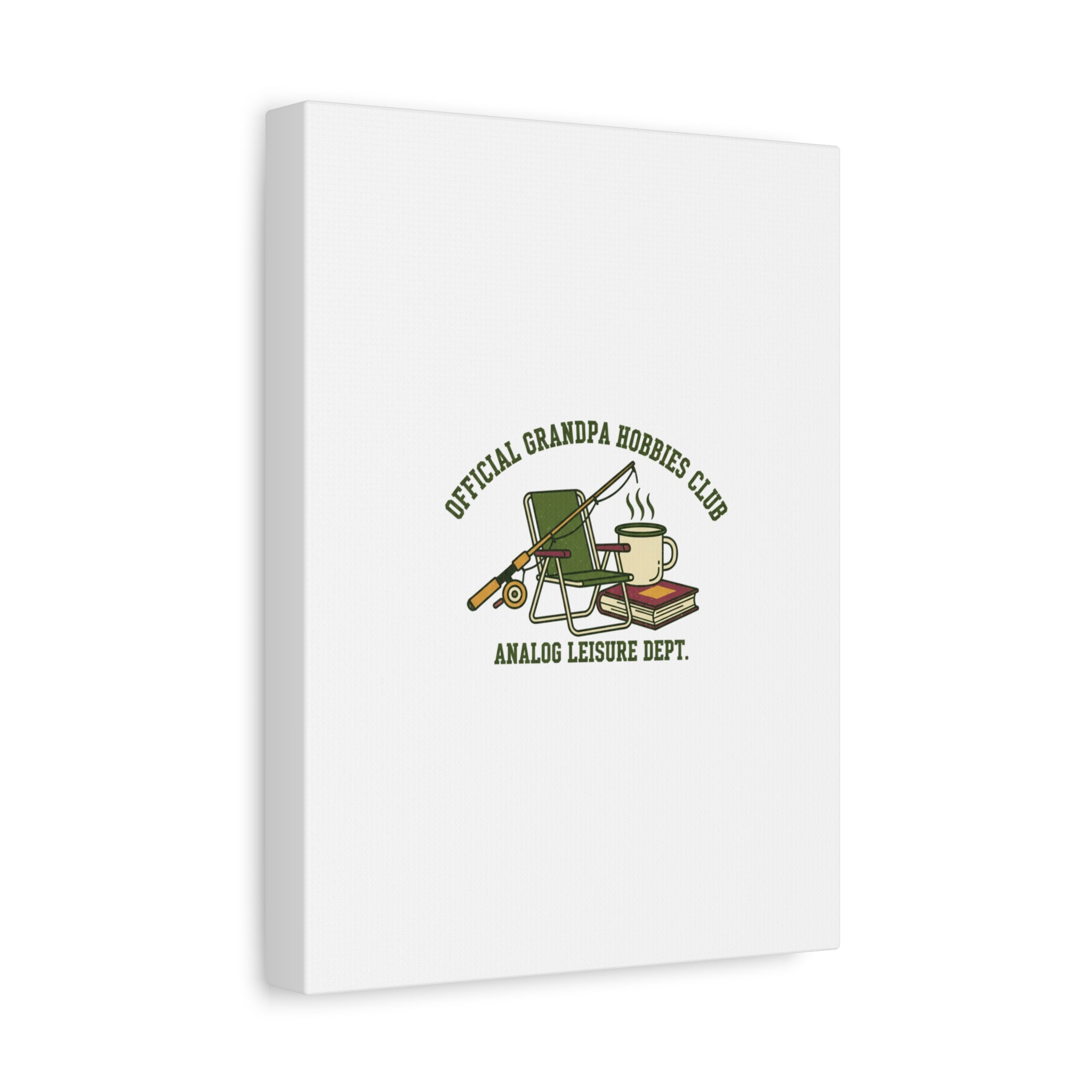Analog Leisure Dept. Fishing Graphic Canvas | Grandpa Core, Retro Wildlife