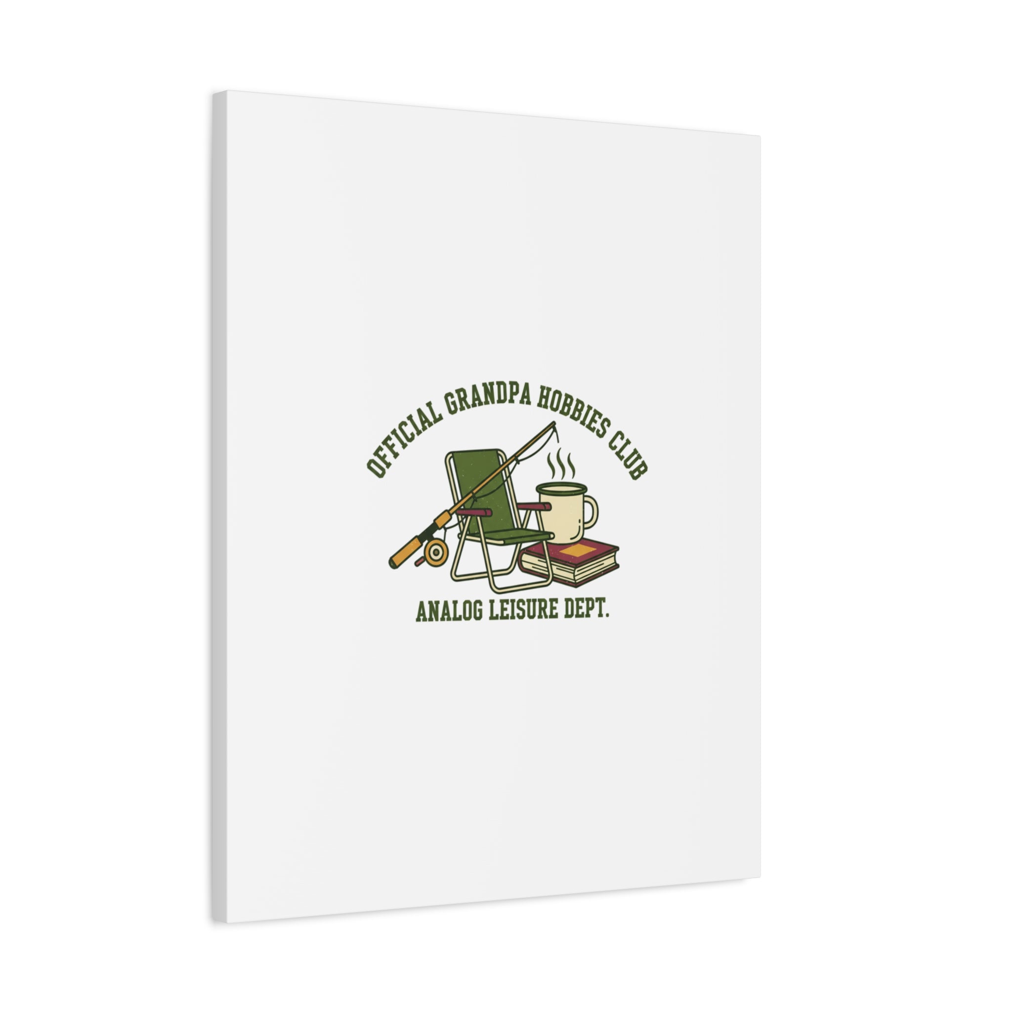 Analog Leisure Dept. Fishing Graphic Canvas | Grandpa Core, Retro Wildlife