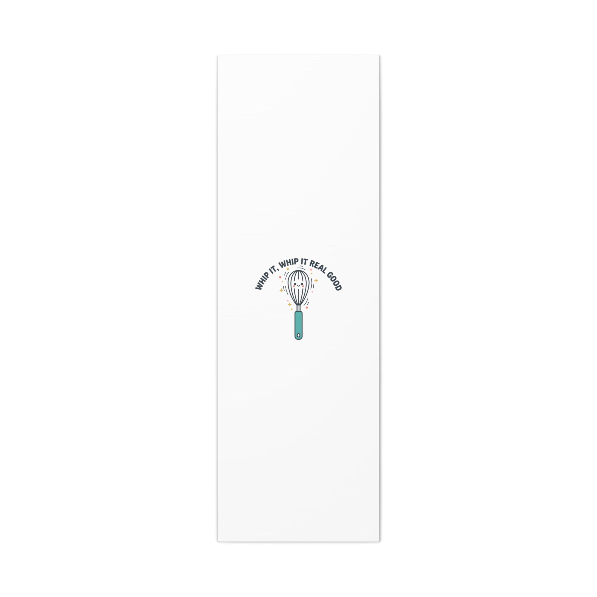 Whip It, Whip It Real Good Canvas | Kitchen Pun Minimalism, Cooking Humor