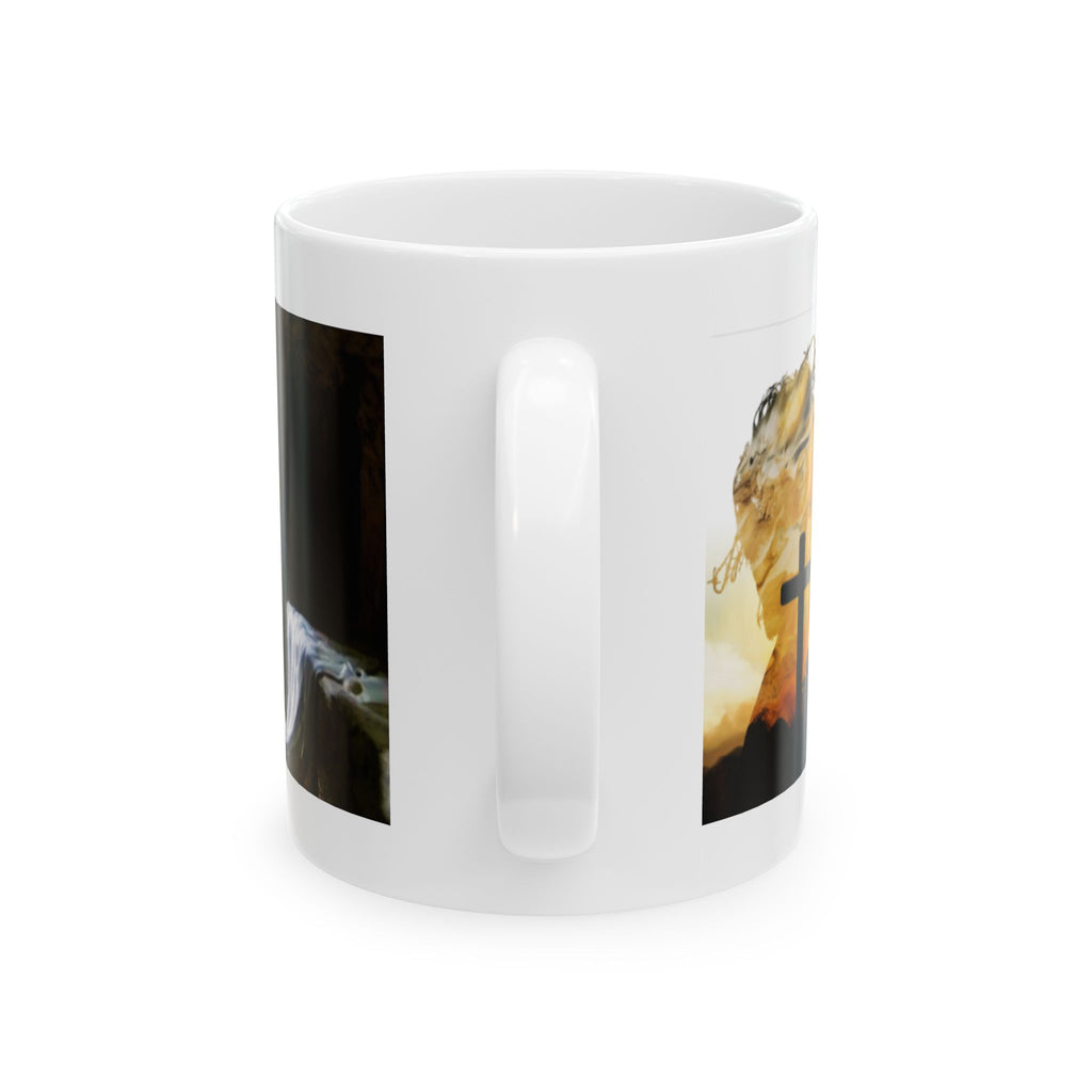 He Did All This For Me Mug — Christian Easter Resurrection Ceramic Coffee Cup (11oz, 15oz)