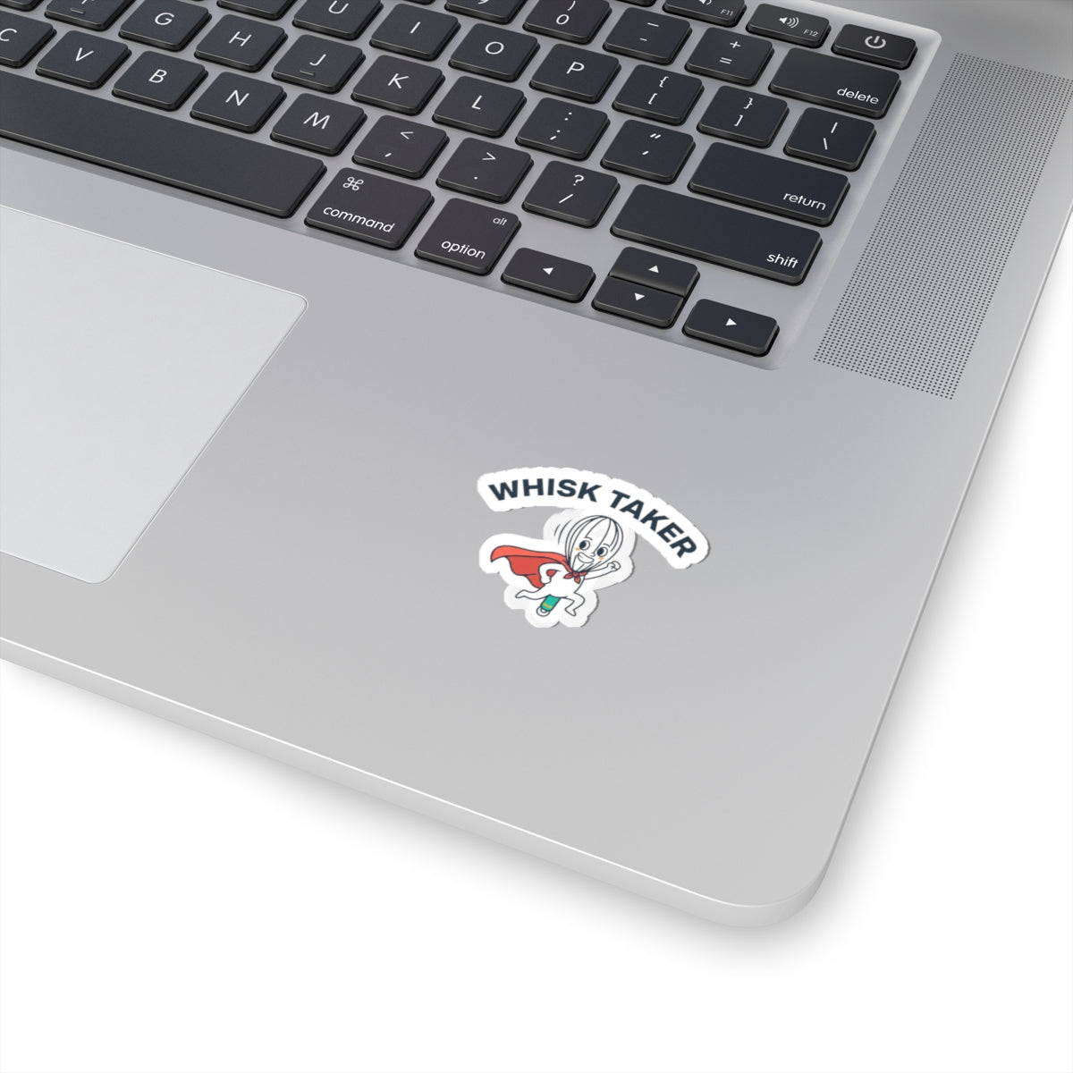 Whisk Taker Sticker | kitchen pun sticker, foodie humor