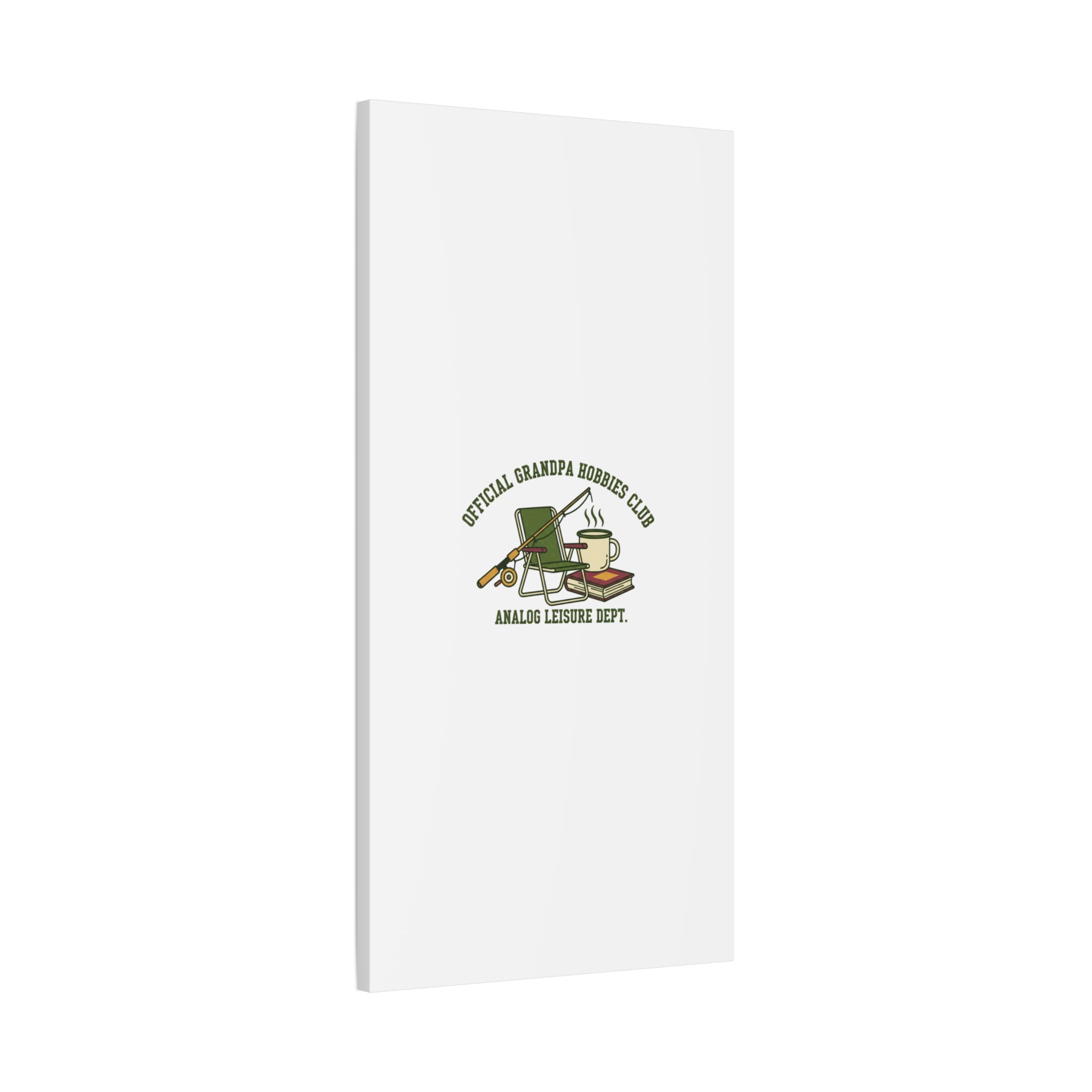 Analog Leisure Dept. Fishing Graphic Canvas | Grandpa Core, Retro Wildlife
