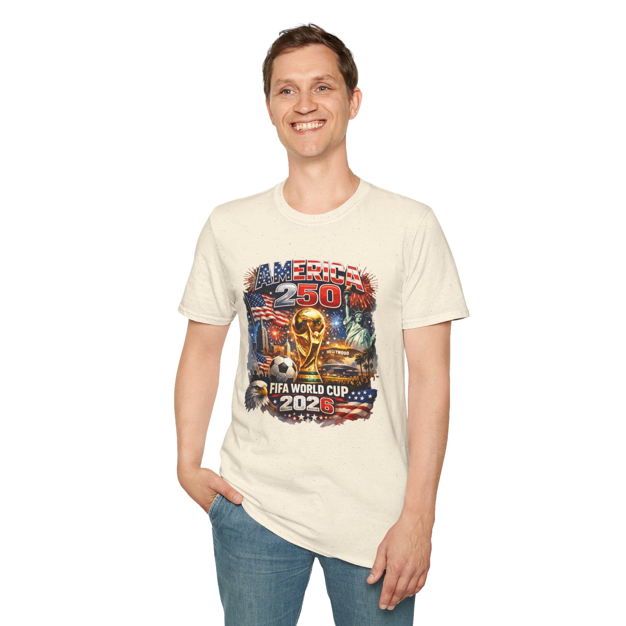 T-Shirt FIFA — America 250 World Cup 2026 Patriotic Soccer Celebration