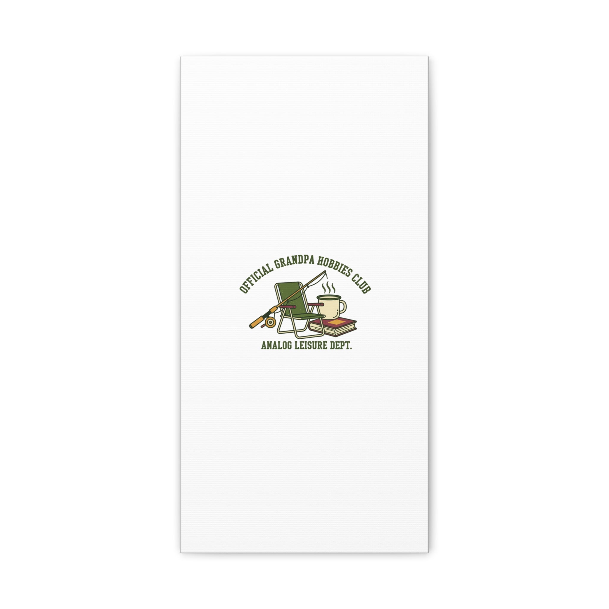 Analog Leisure Dept. Fishing Graphic Canvas | Grandpa Core, Retro Wildlife