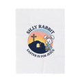 Silly Rabbit Easter Blanket | He Is Risen, Christian Easter Decor