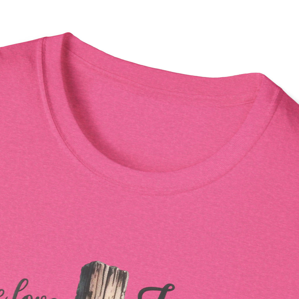 Jesus and America T-Shirt - 'She Loves Jesus and America Too' Patriotic Christian Tee