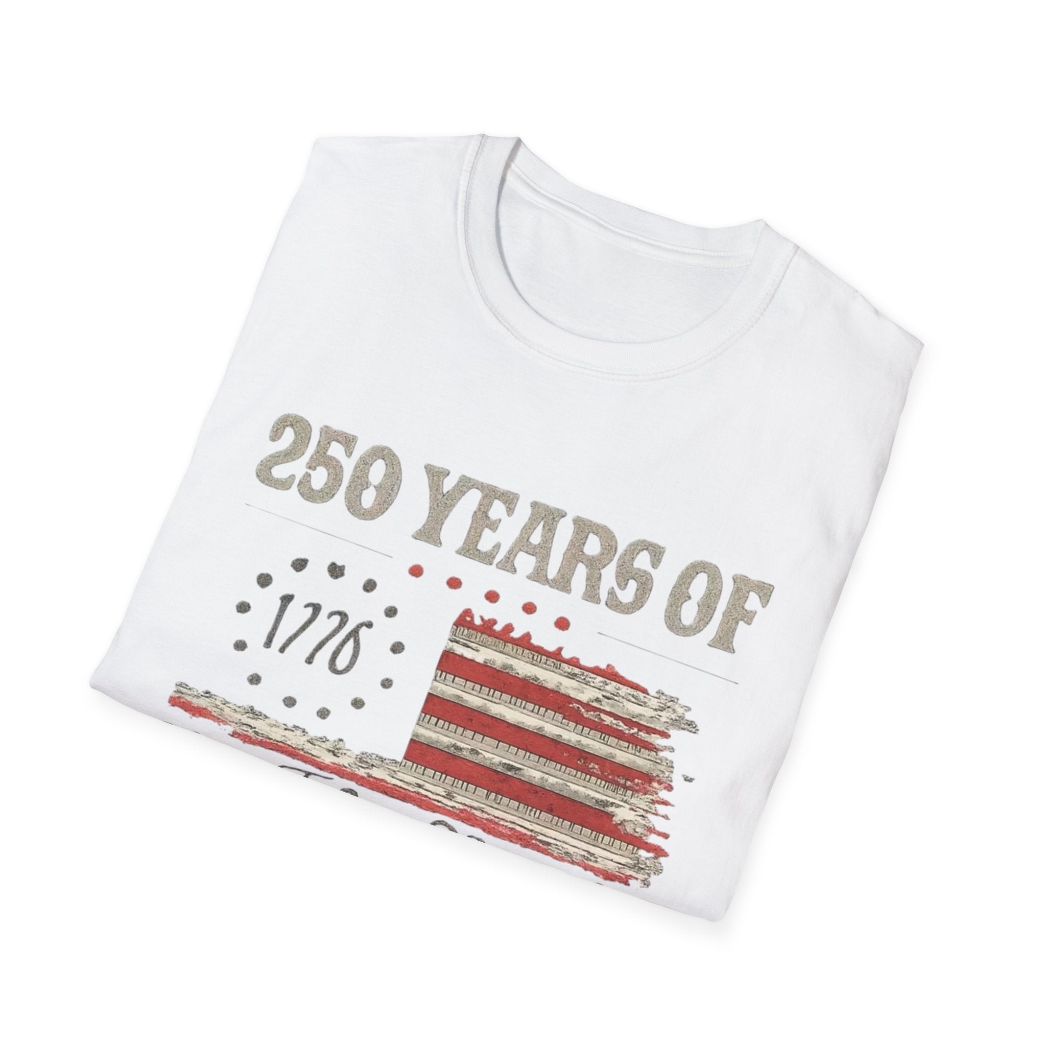 Freedom 250th Anniversary T-Shirt – "250 Years of Freedom" 1776 We the People Patriotic Tee