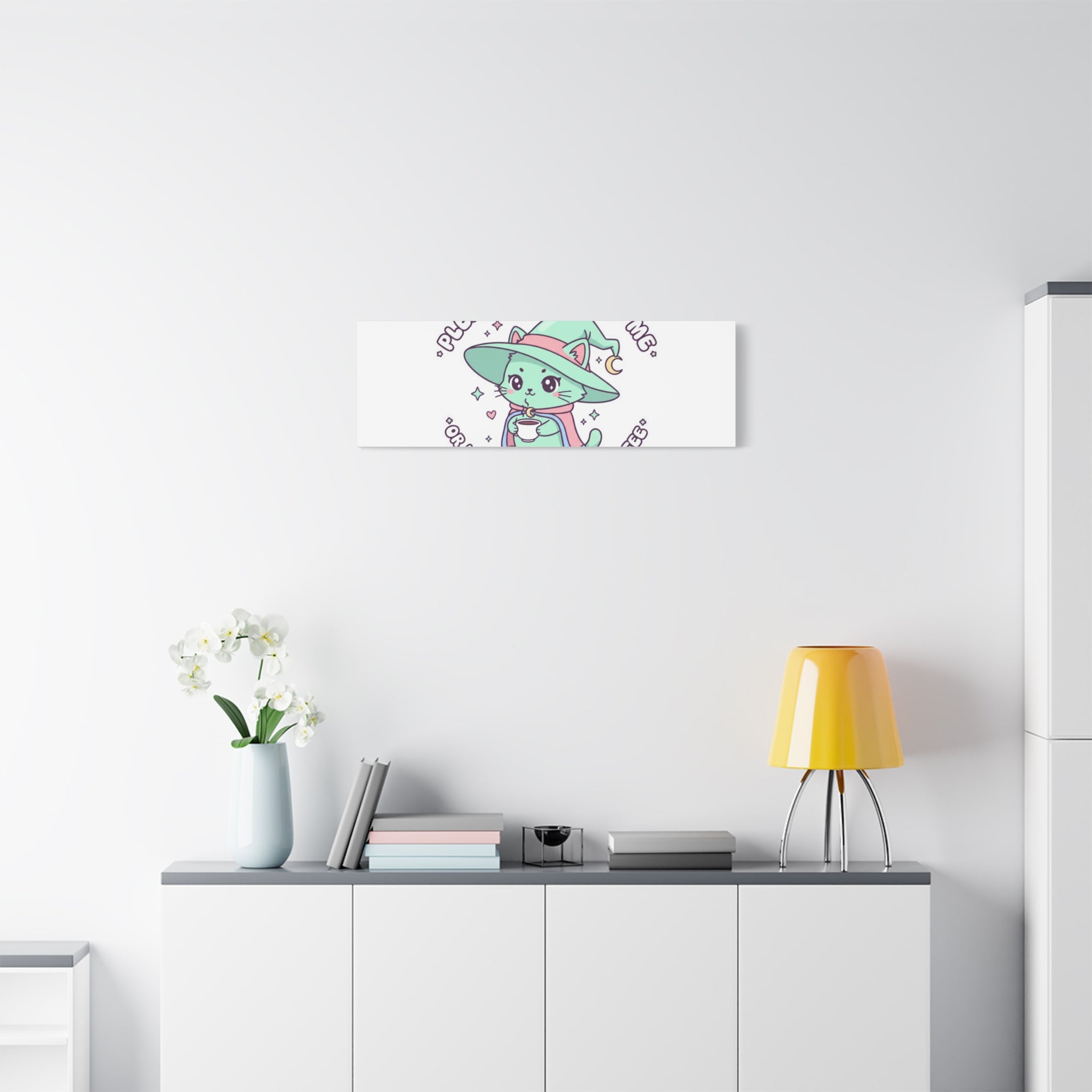 Please Be Nice To Me Canvas | Soft Threat kawaii menacing art