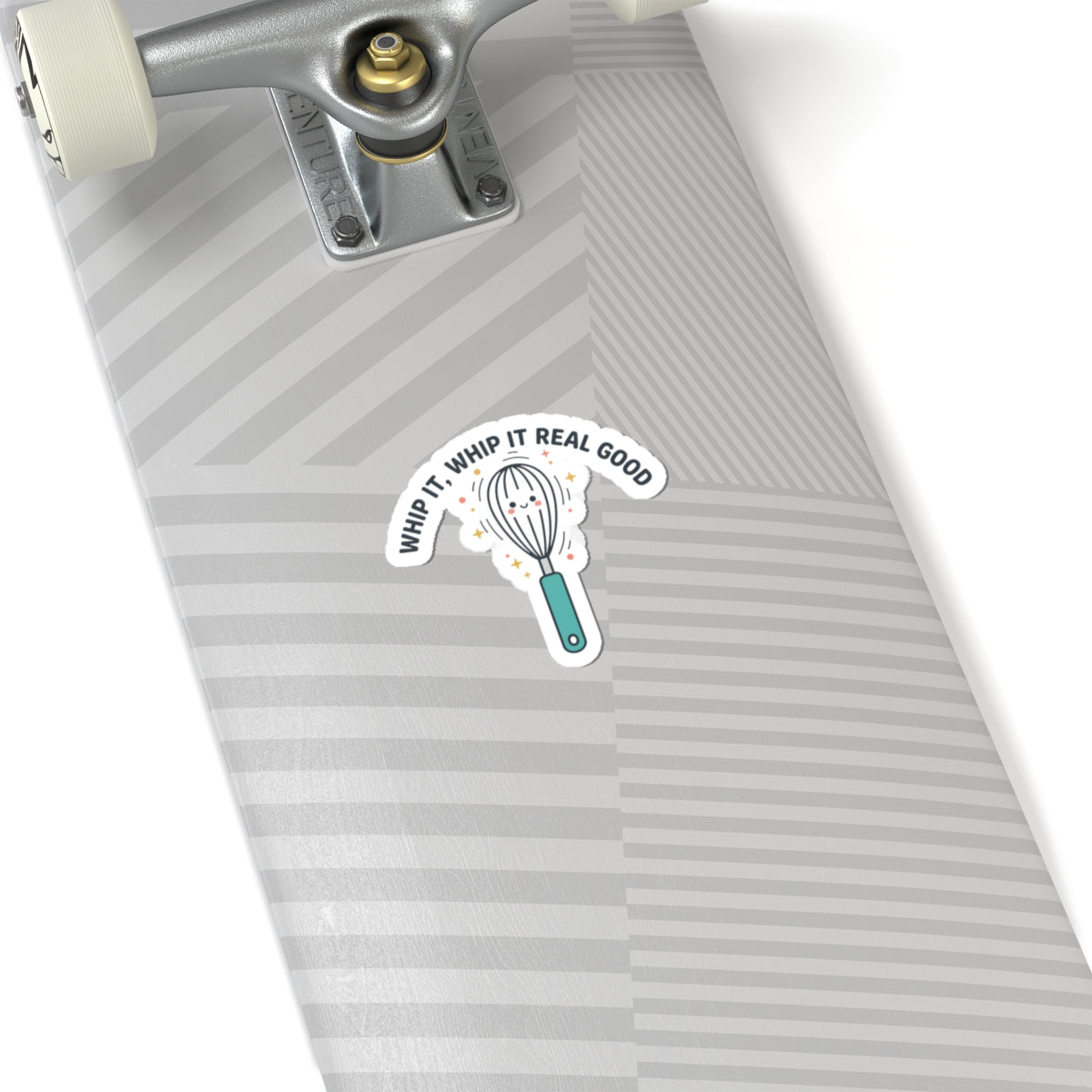 Whip It, Whip It Real Good Sticker | Kitchen Pun Minimalist, Cooking Humor