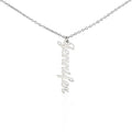 Custom multi name necklace