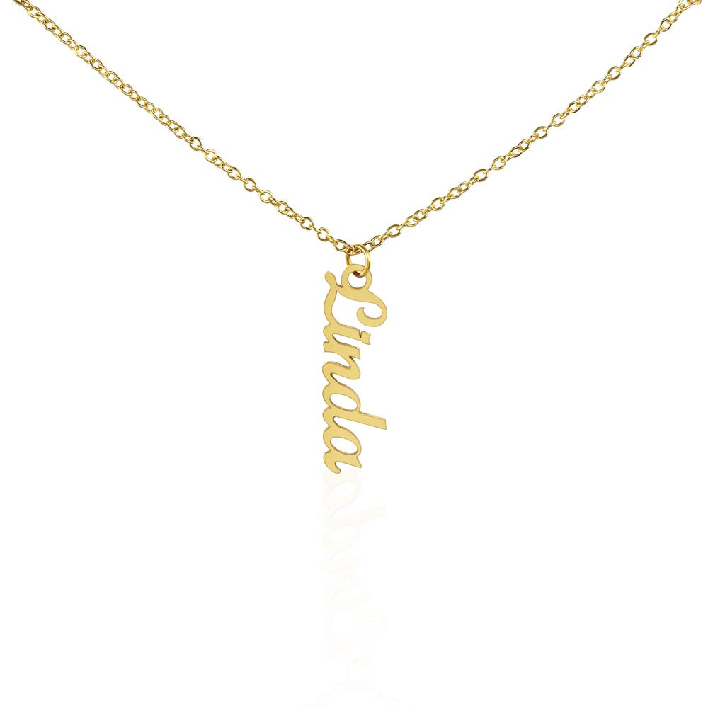 Custom multi name necklace