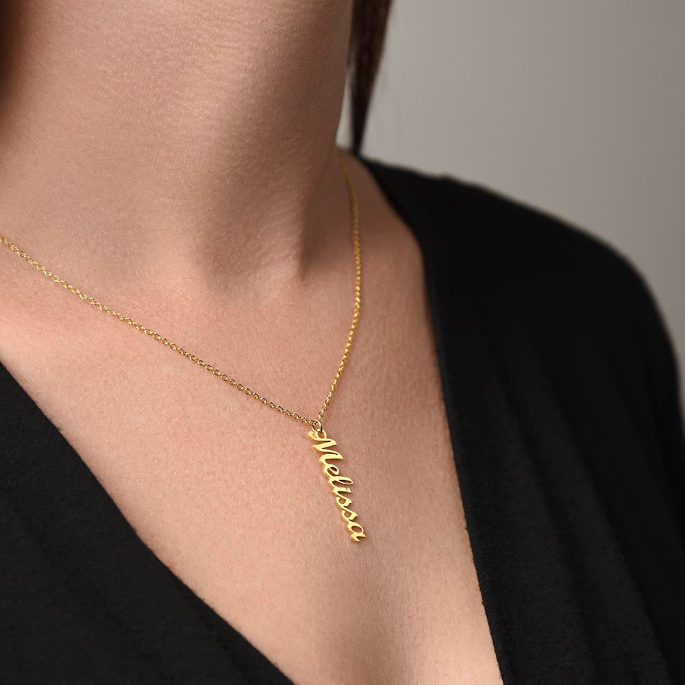 Custom multi name necklace